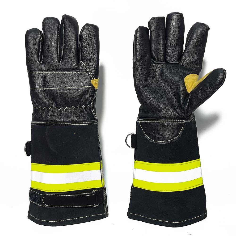 Gants pompier anti-incendie à manches longues