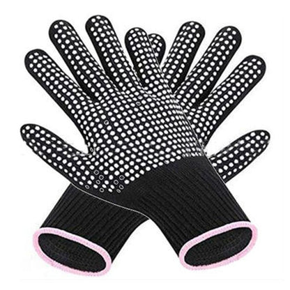 Gants anti chaleur pour coiffure