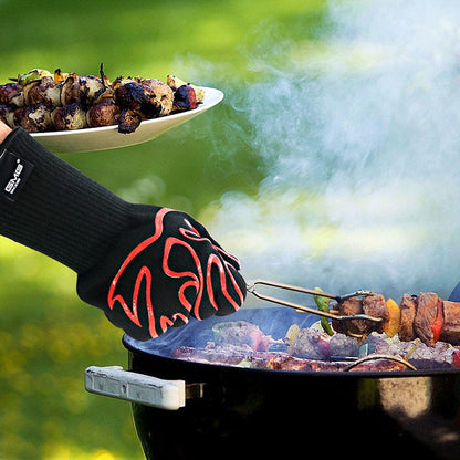 Gants anti chaleur isolation thermique pour barbecue