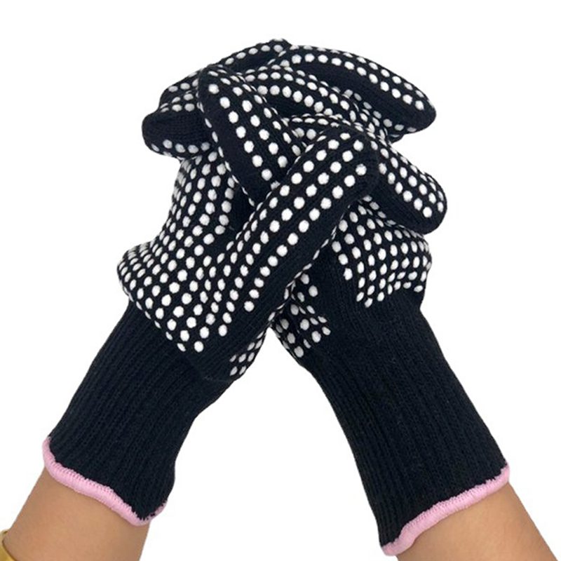 Gants anti chaleur pour coiffure