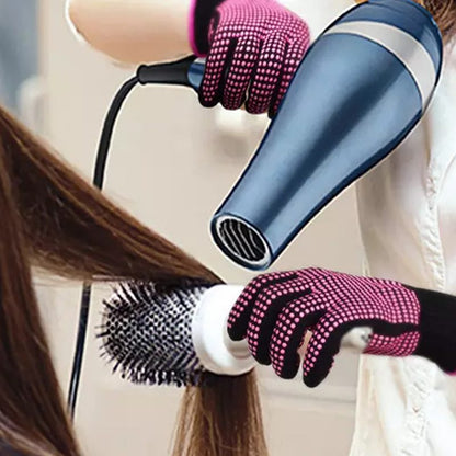 Gants anti chaleur pour coiffure