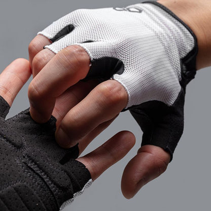 Breathable mesh cycling gloves