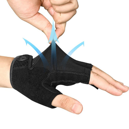 Gants cyclisme avec coussinets pour absorption des chocs