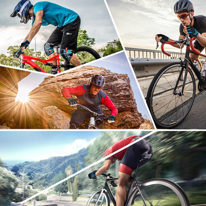 Gants cyclisme avec coussinets pour absorption des chocs