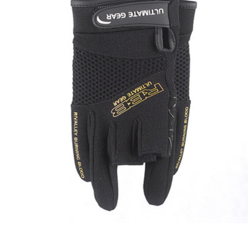 Gants de pêche antidérapants avec coupe à 3 doigts