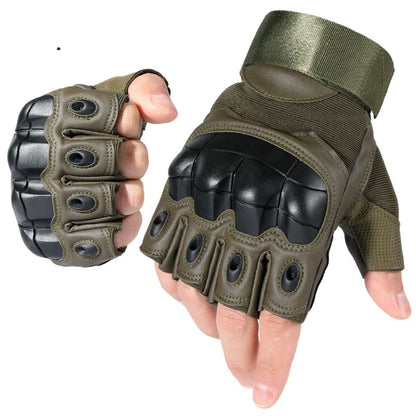 Gants militaire tactique mitaine demi-doigts