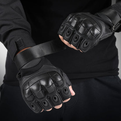 Gants militaire tactique mitaine demi-doigts