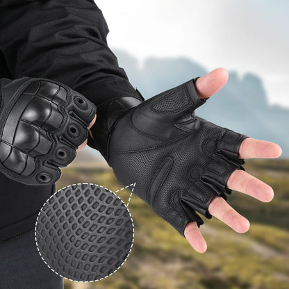 Gants militaire tactique mitaine demi-doigts