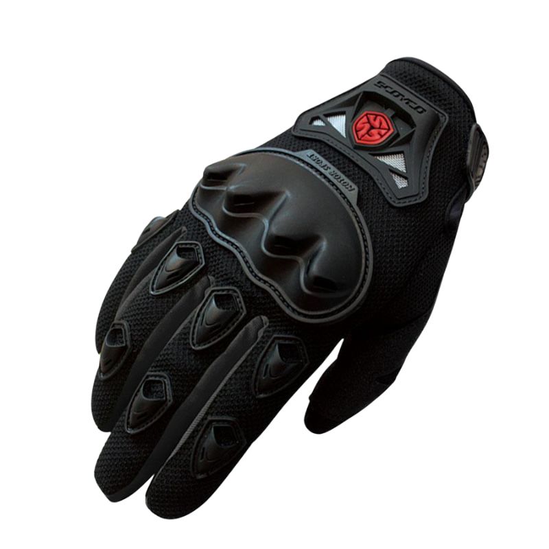 Guantes de motocross resistentes al viento y a las caídas.