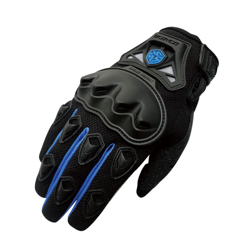 Guantes de motocross resistentes al viento y a las caídas.