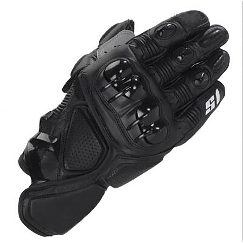 Gants moto cuir respirants de couleurs