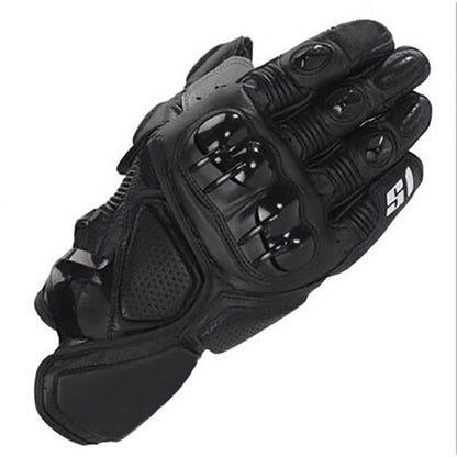 Gants moto cuir respirants de couleurs