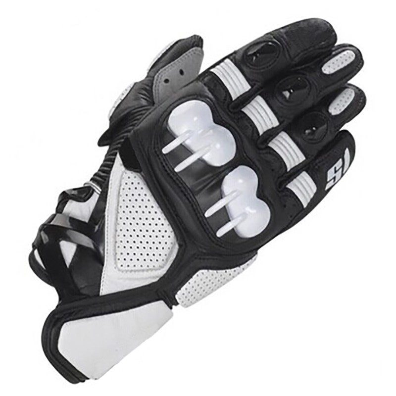 Gants moto cuir respirants de couleurs