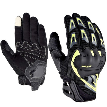 Gants moto été unisexes en mailles respirantes