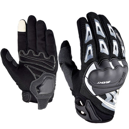 Gants moto été unisexes en mailles respirantes