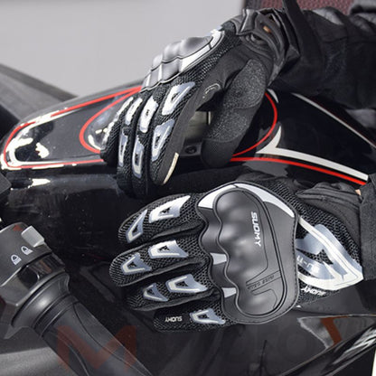 Gants moto été unisexes en mailles respirantes