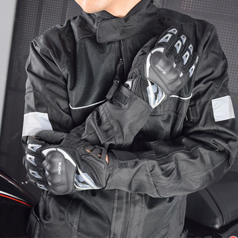 Gants moto été unisexes en mailles respirantes