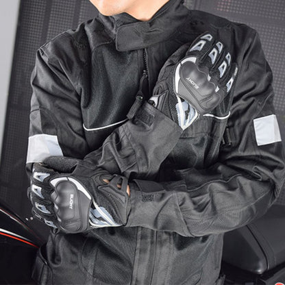 Gants moto été unisexes en mailles respirantes
