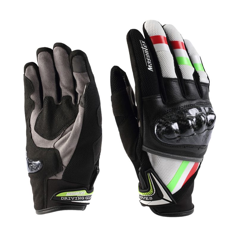 Gants moto hiver unisexe tactile en cuir