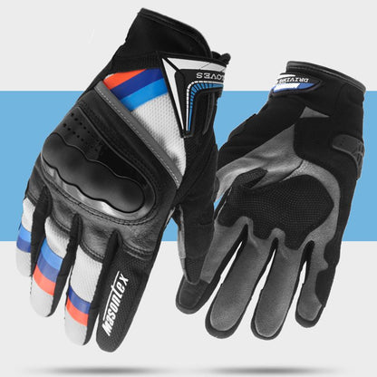Gants moto hiver unisexe tactile en cuir