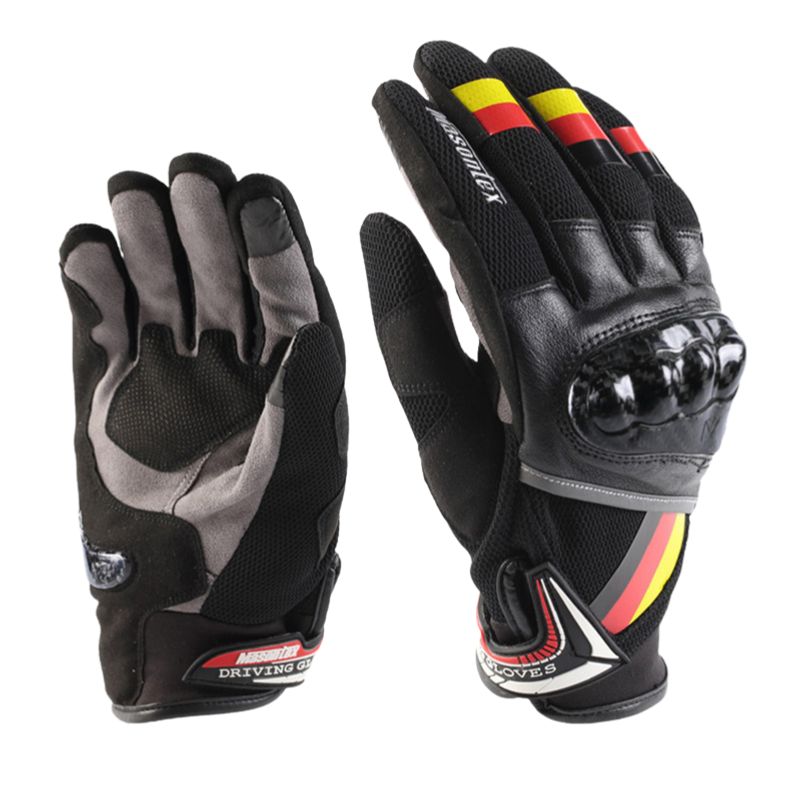 Gants moto hiver unisexe tactile en cuir