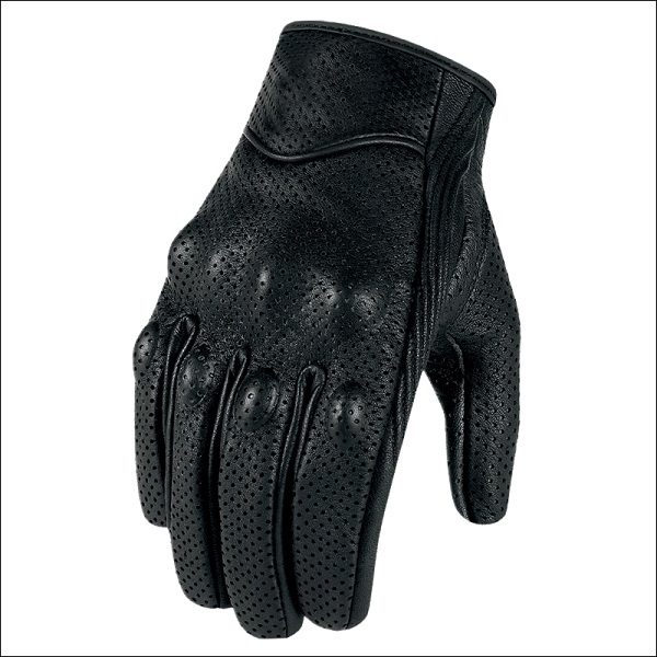 Gants moto hiver cuir tactile pour hommes