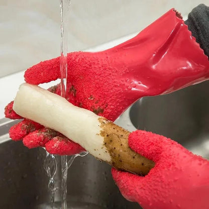 Gants cuisine de grattage en silicone