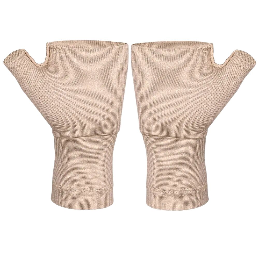 Guantes de compresión sin dedos para la muñeca.