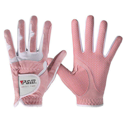Non-slip colored golf gloves