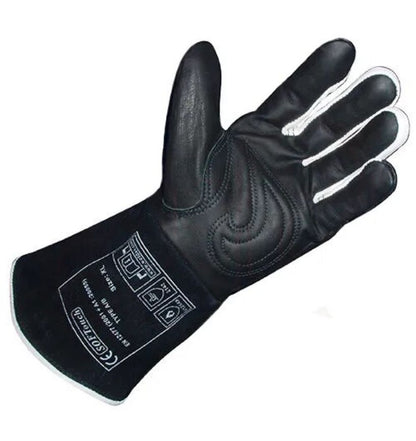 Heavy-duty leather welding gloves