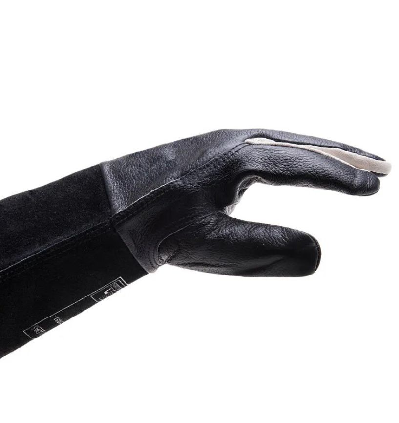 Heavy-duty leather welding gloves