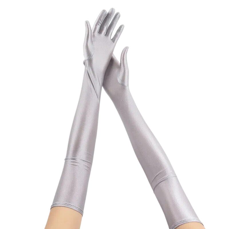 Guantes largos sexys y transpirables para mujer.
