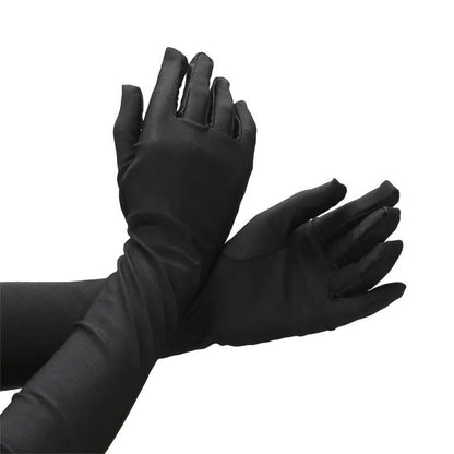 Guantes largos de moda para mujer.