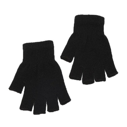 Men's knitted mittens in various colors