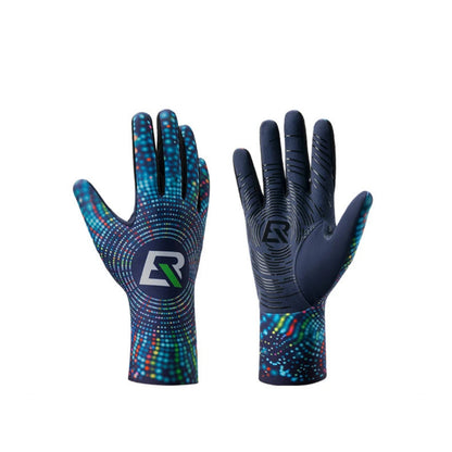 Designer winter cycling gloves with wrist guards