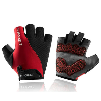 Unisex cycling gloves with anti-slip gel