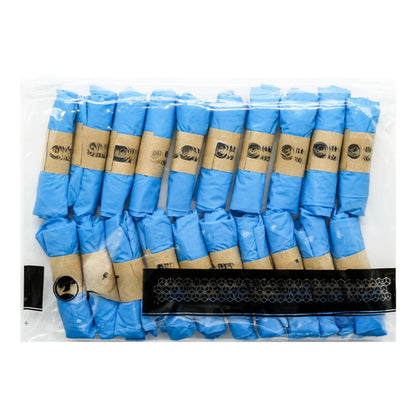 20 pieces of blue nitrile disposable gloves