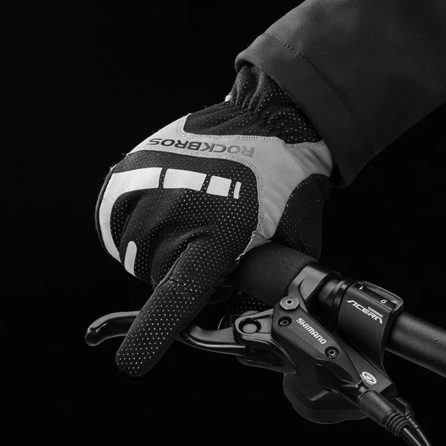 Warm and thick touchscreen winter cycling gloves