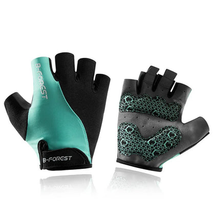 Unisex cycling gloves with anti-slip gel