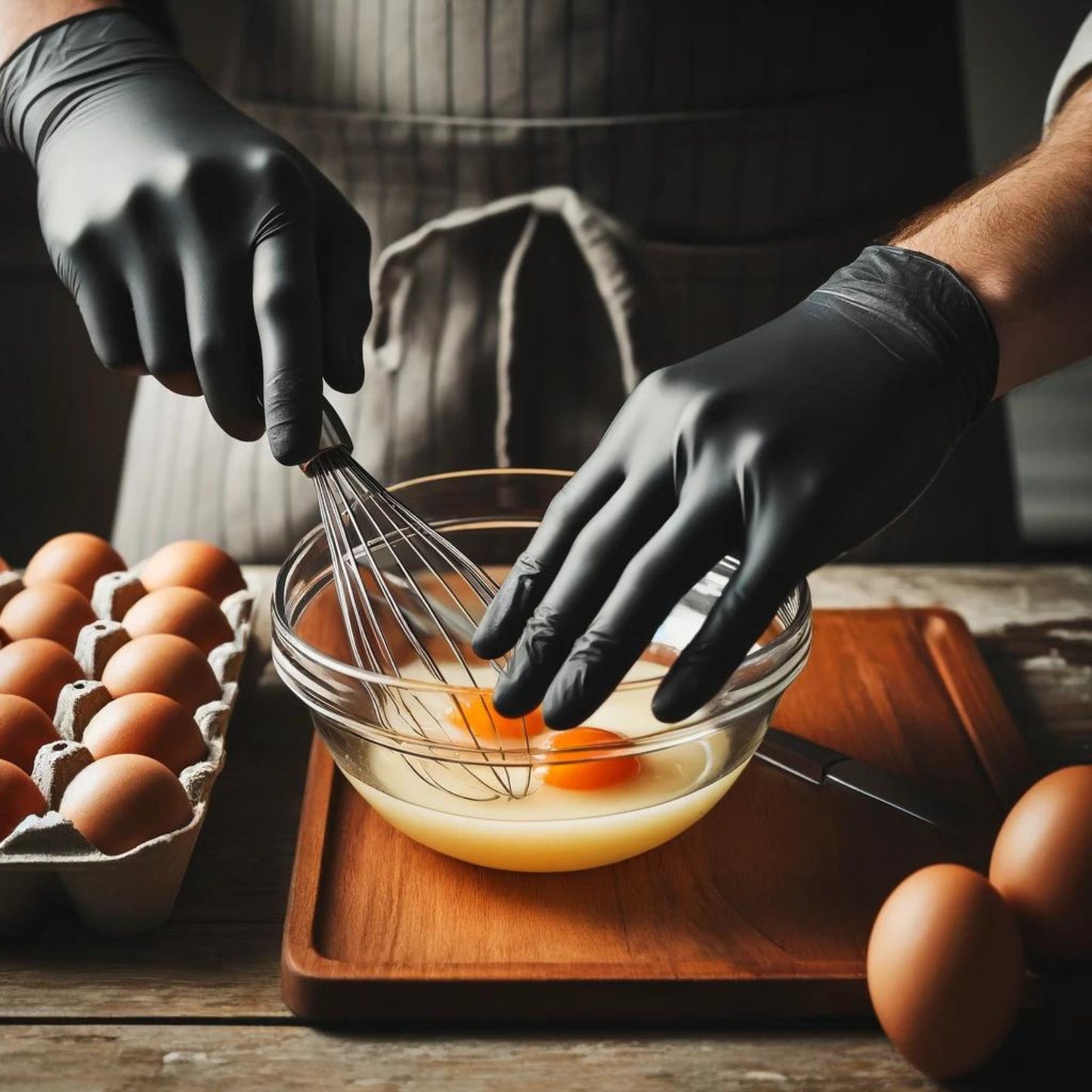 Gants latex étanches de cuisine