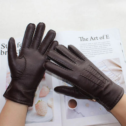 Gants cuir femme tendances classiques