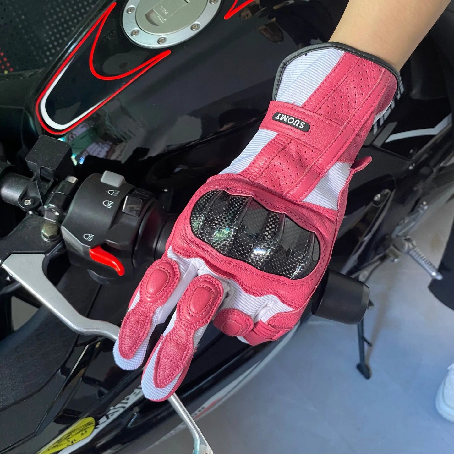 Gants moto femme été respirant