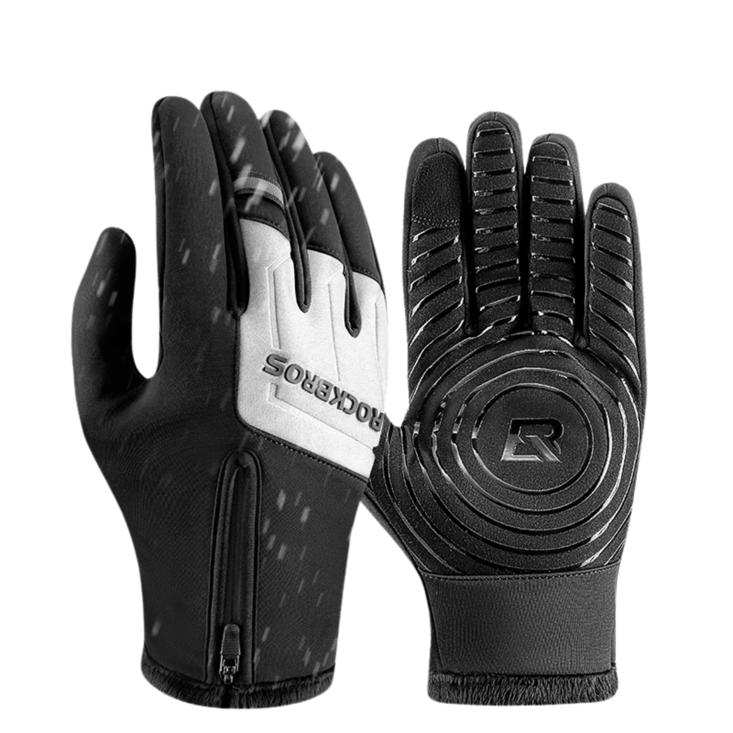 Warm and thick touchscreen winter cycling gloves