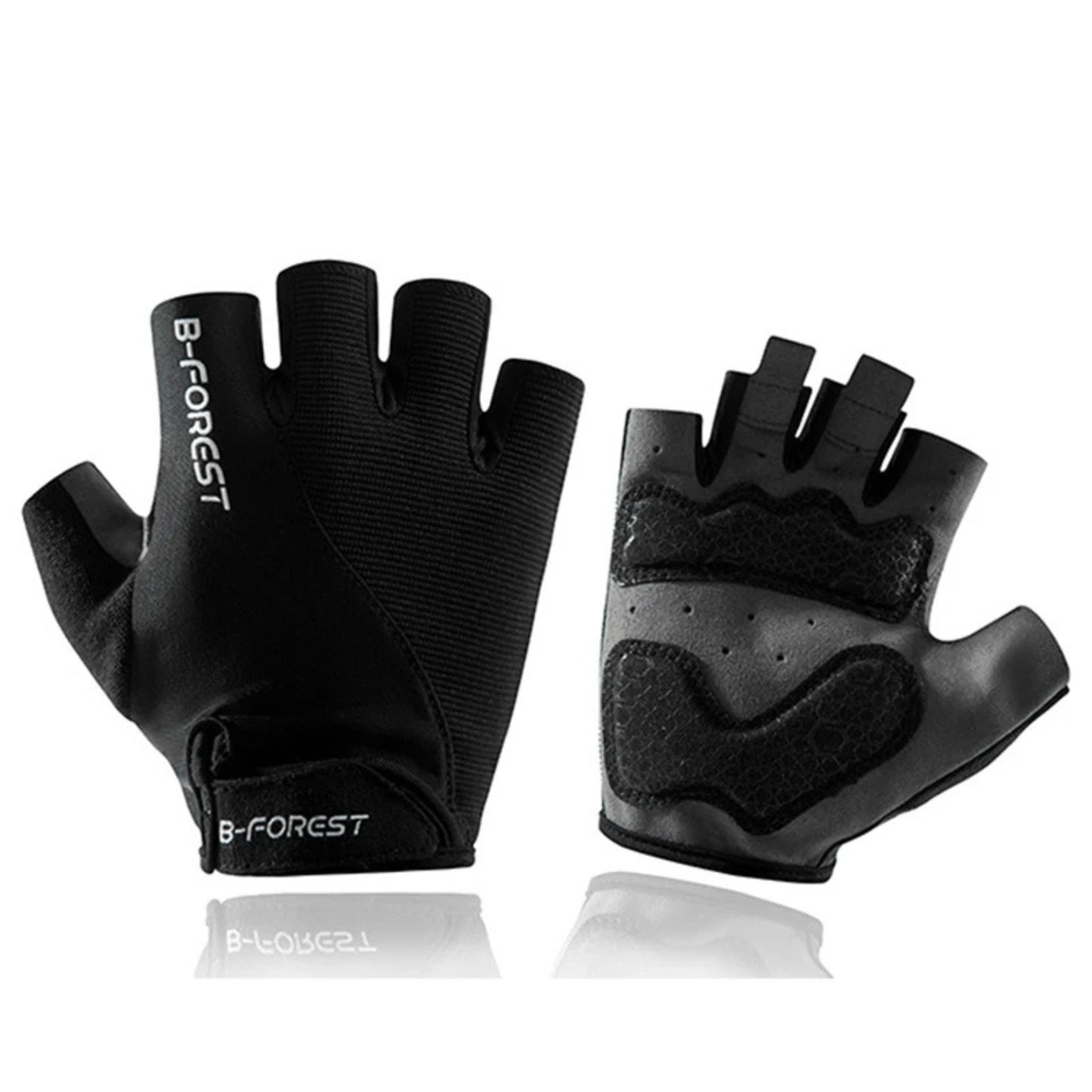 Unisex cycling gloves with anti-slip gel