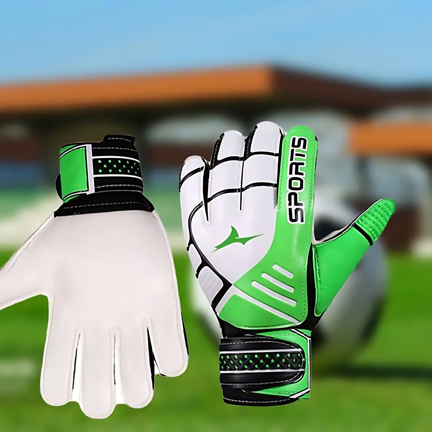 Guantes de portero para niños con protección de muñecas