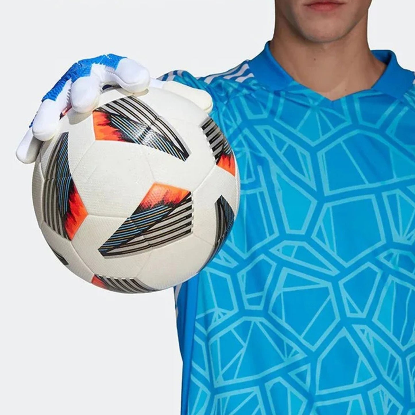 High-top goalkeeper gloves with grip