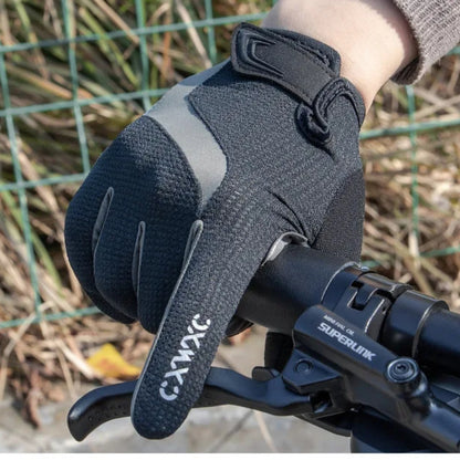Thermal, shock-resistant winter cycling gloves