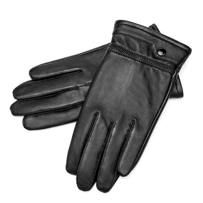 Gants cuir homme confortables avec motifs