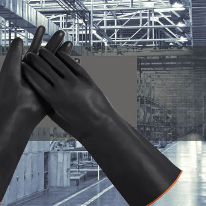 Guantes de látex de goma para limpieza