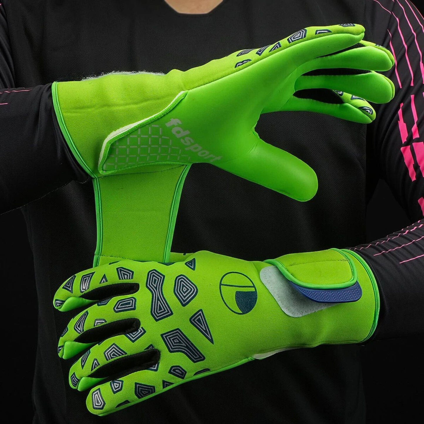 Guantes de portero flexibles con estampados